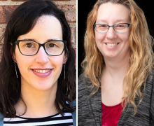 Megan Hutton '22 (left) and Alicia Roberts '03 (right)