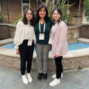 Masa Al Horani, Dr. Petia Bobadova and Seleen Al Horani at the American Chemical Society's Spring 2024 Meeting in New Orleans, LA. Photo submitted